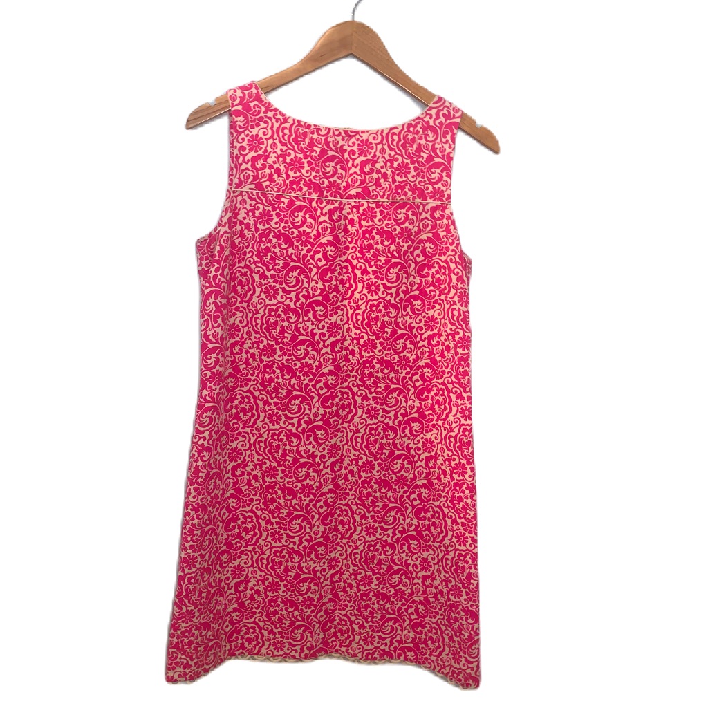 Vtg Lilly Pulitzer Sophia Jacquard Cotton Shift Dress Size 10